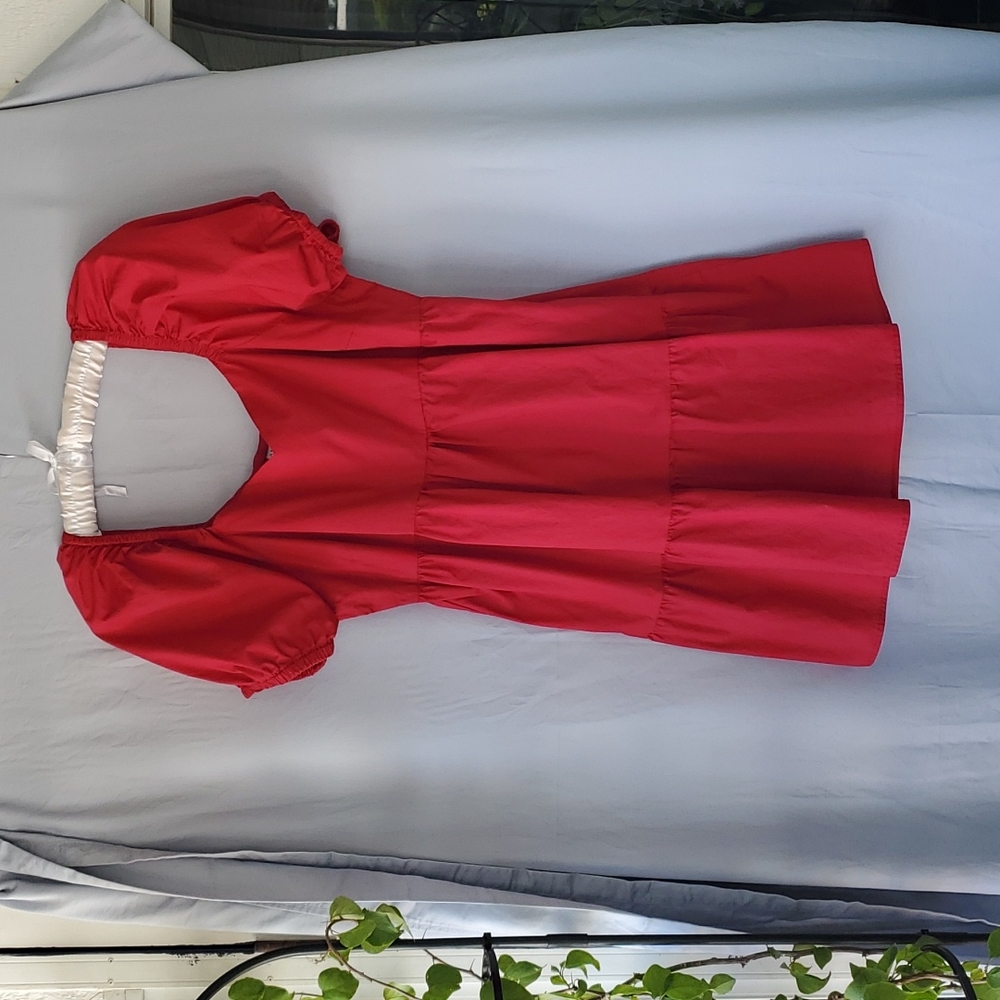 Red mini dress xl